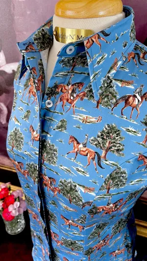 RIVER ROAD SHIRT IN CORNFLOWER