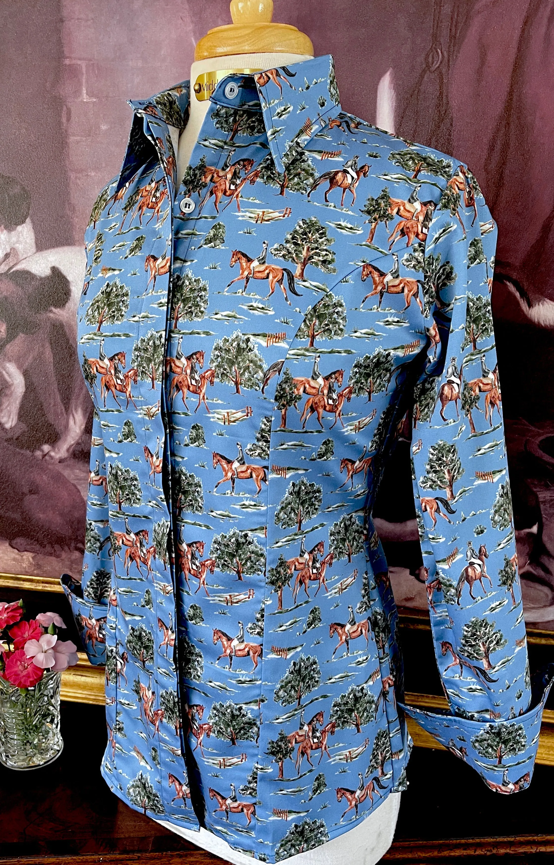 RIVER ROAD SHIRT IN CORNFLOWER