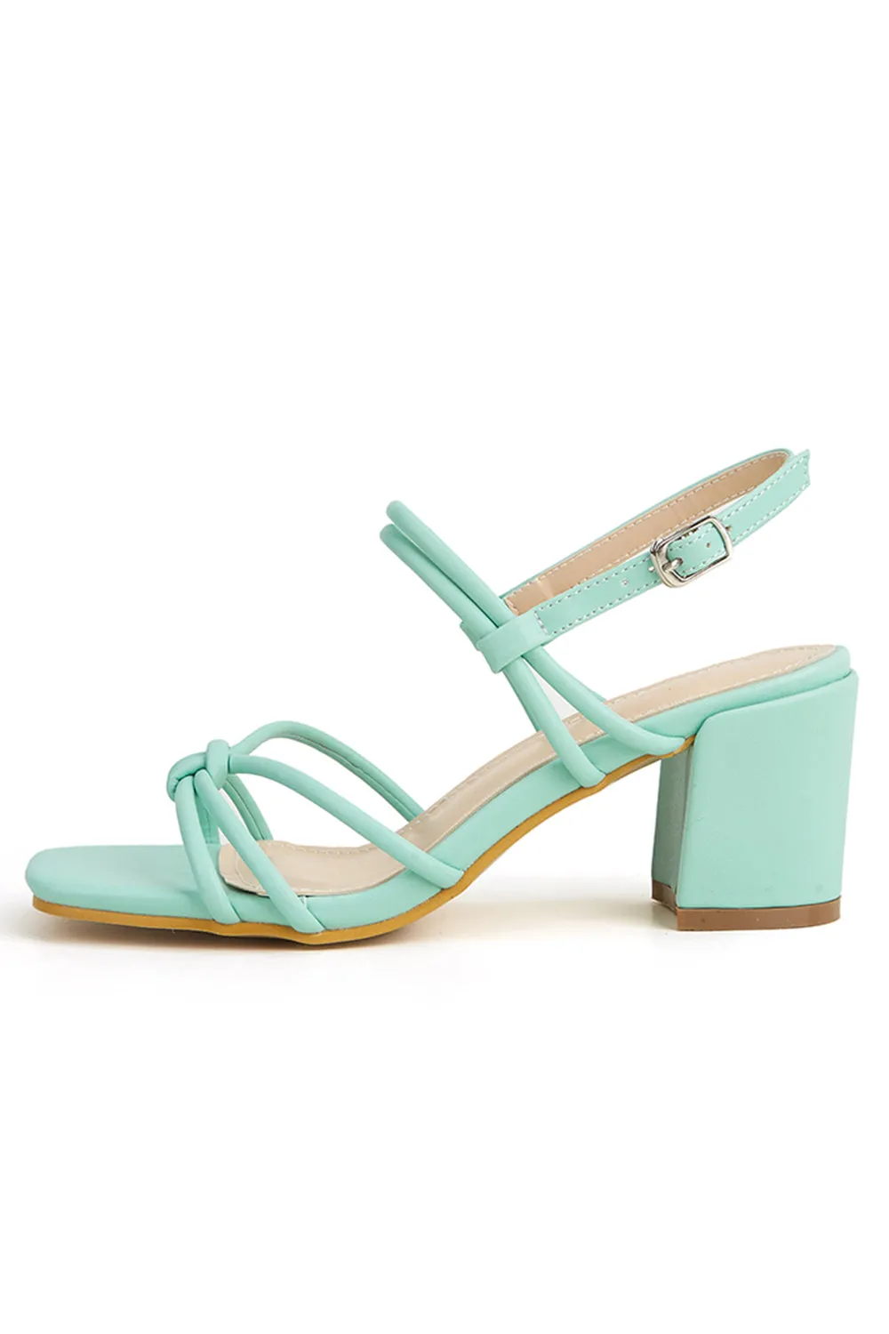 Roycebridal Outdoor Peep Toe Chunky Heel Shoes With Buckle