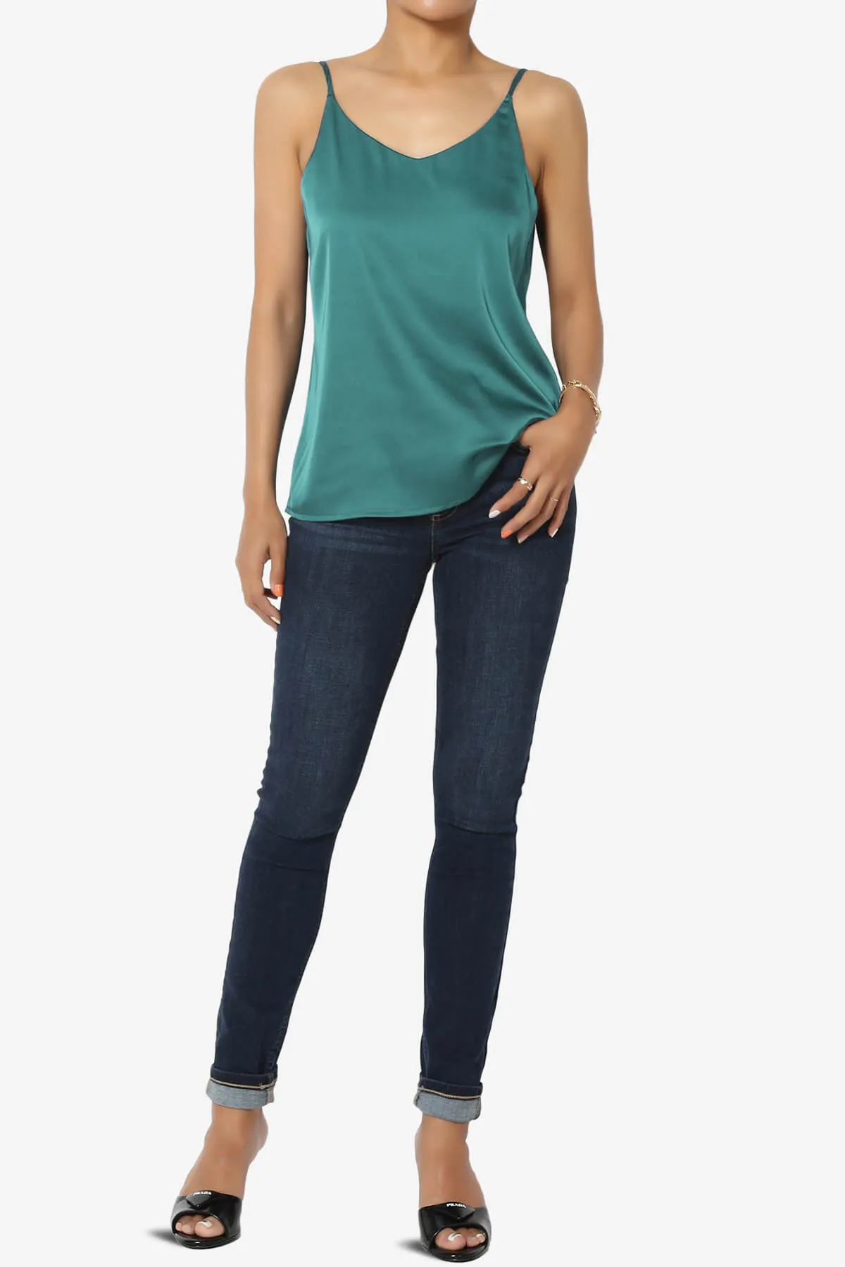 Rozlyn Silky Satin Camisole Top