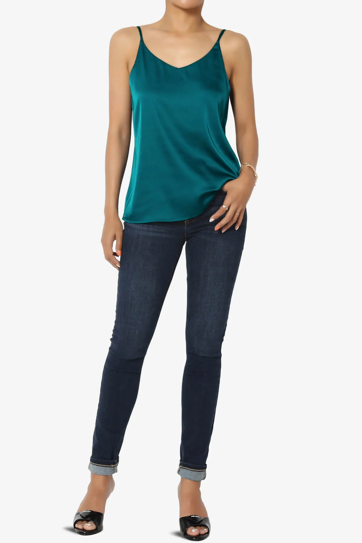 Rozlyn Silky Satin Camisole Top