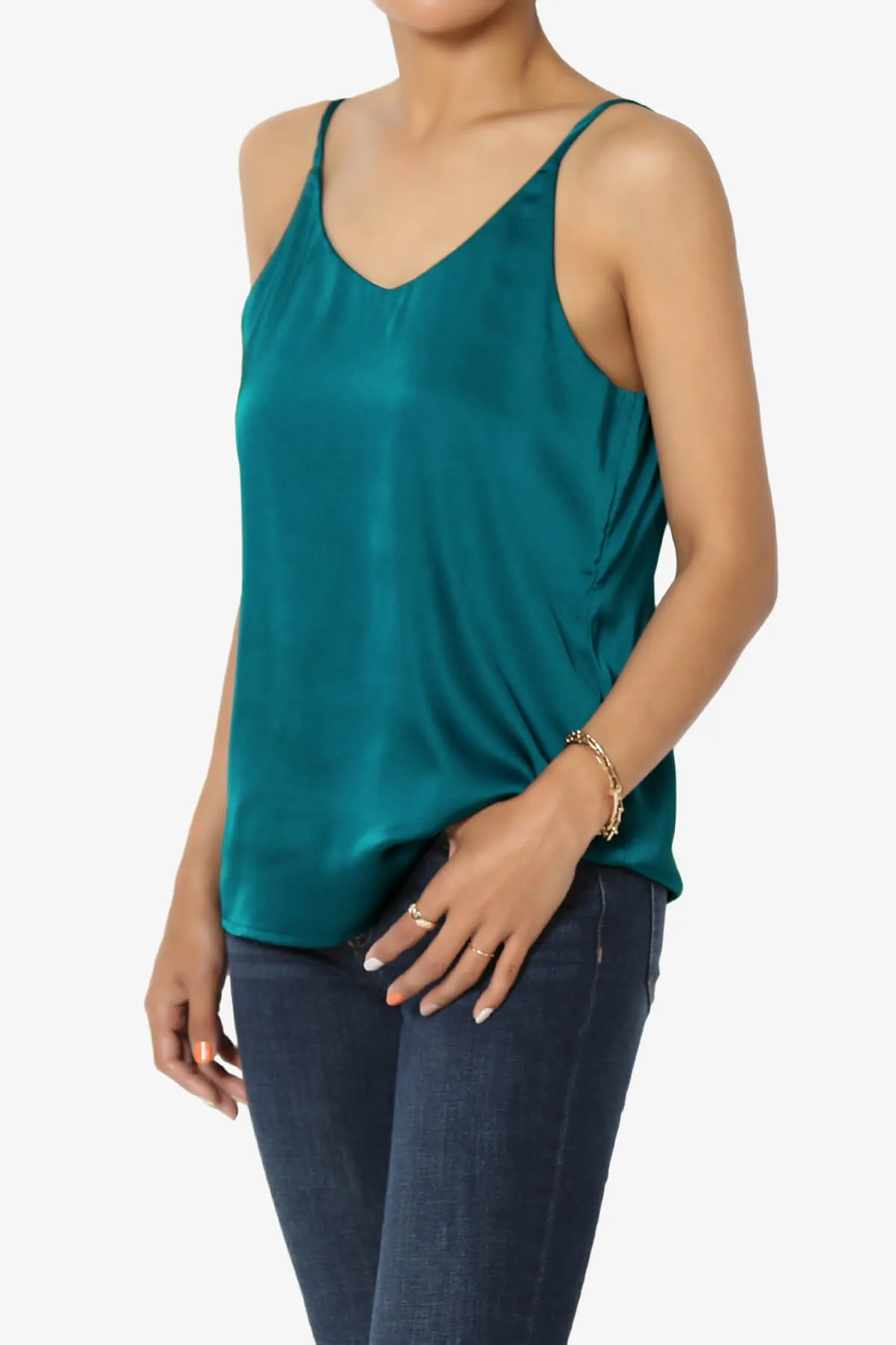 Rozlyn Silky Satin Camisole Top