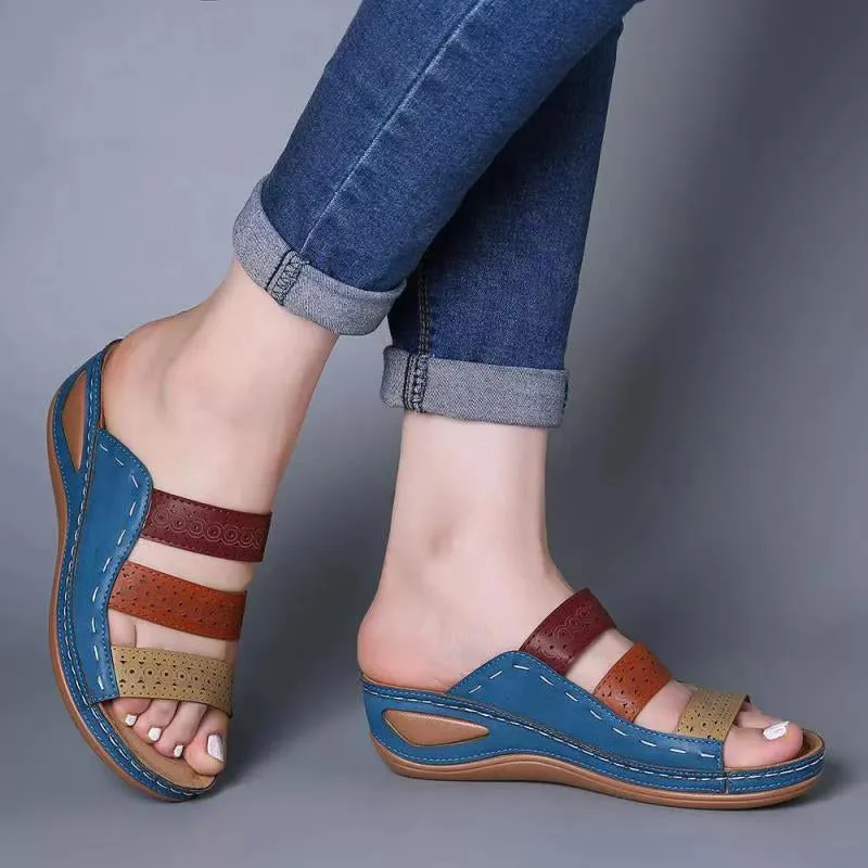 Sandals Wedges Shoes For Slippers Summer Shoes With Heels Sandals Flip Flops Beach Casual Shoes