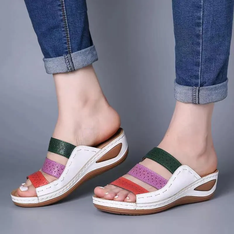 Sandals Wedges Shoes For Slippers Summer Shoes With Heels Sandals Flip Flops Beach Casual Shoes