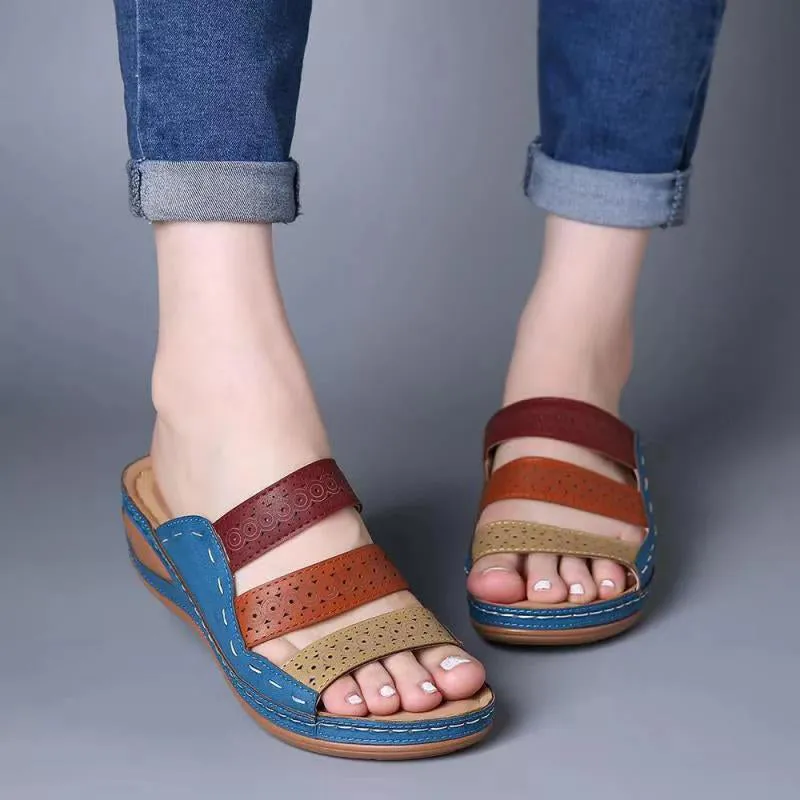Sandals Wedges Shoes For Slippers Summer Shoes With Heels Sandals Flip Flops Beach Casual Shoes