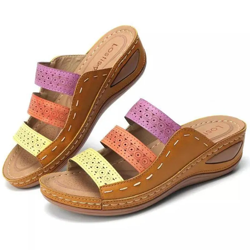 Sandals Wedges Shoes For Slippers Summer Shoes With Heels Sandals Flip Flops Beach Casual Shoes