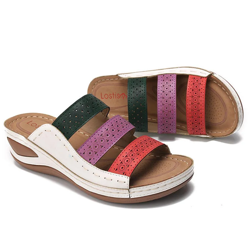 Sandals Wedges Shoes For Slippers Summer Shoes With Heels Sandals Flip Flops Beach Casual Shoes