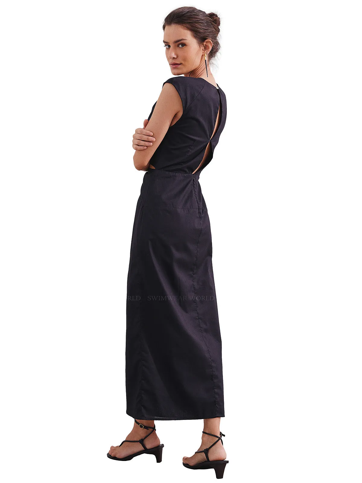 Saori Detail Midi Dress ::RET
