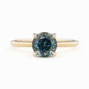 Sara Ring 2.04ct Blue Montana Sapphire, 14k Yellow Gold (One of a kind)