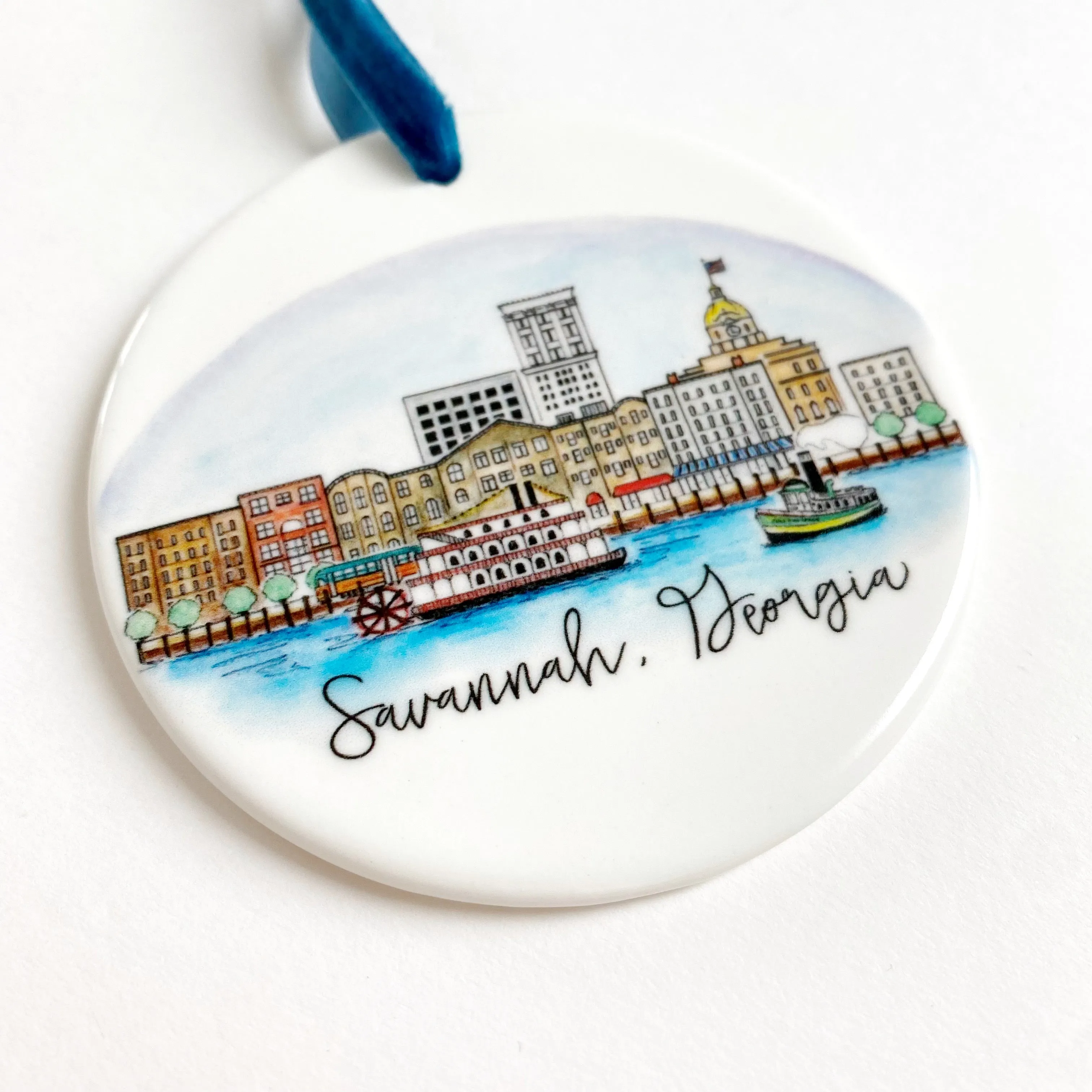 Savannah, Georgia Ornament