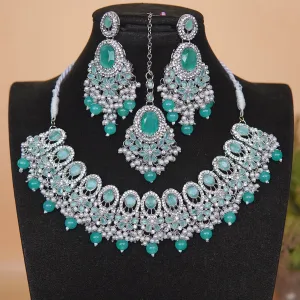 Semi-Gems Glowing Necklace Set