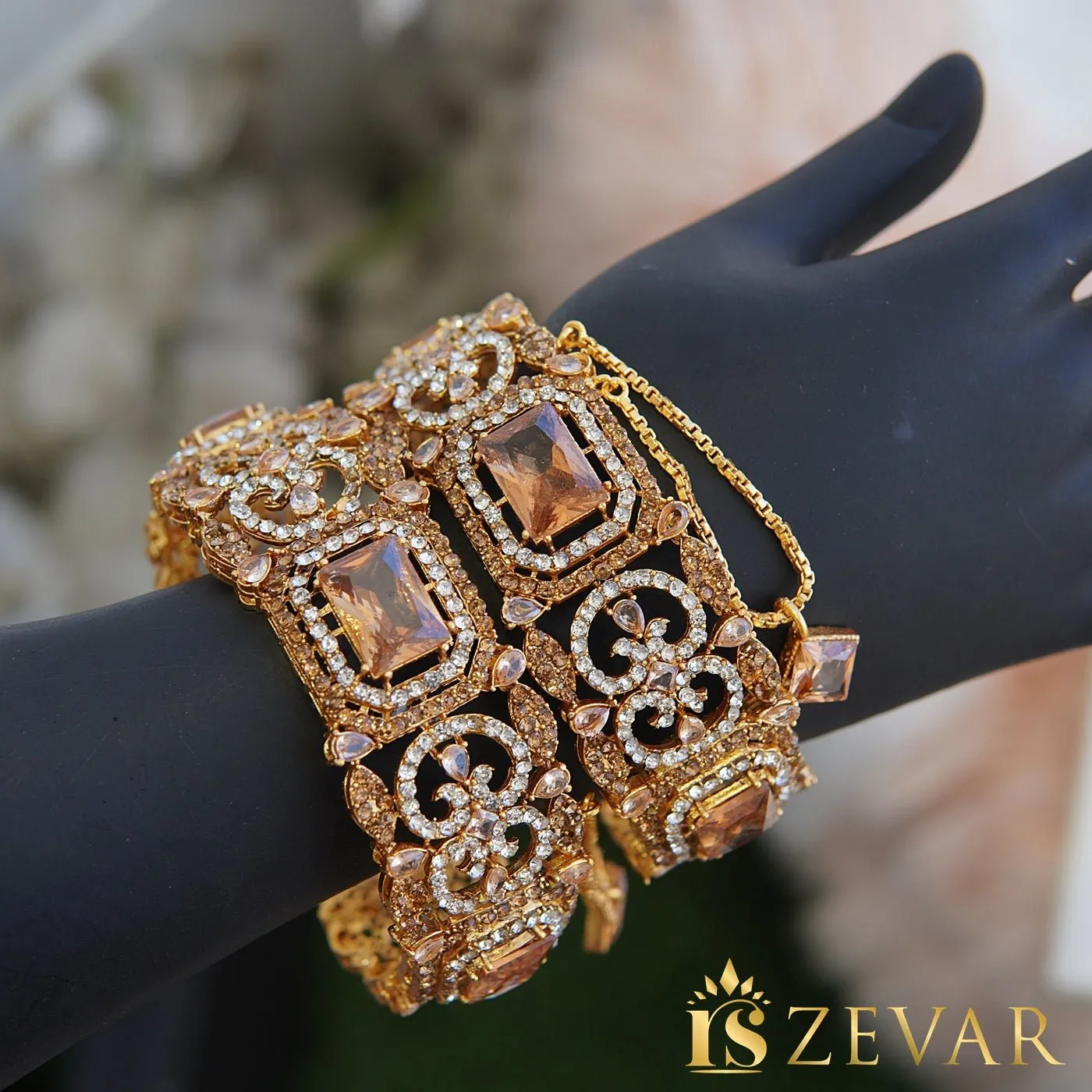Semi-Precious Brides Bangles