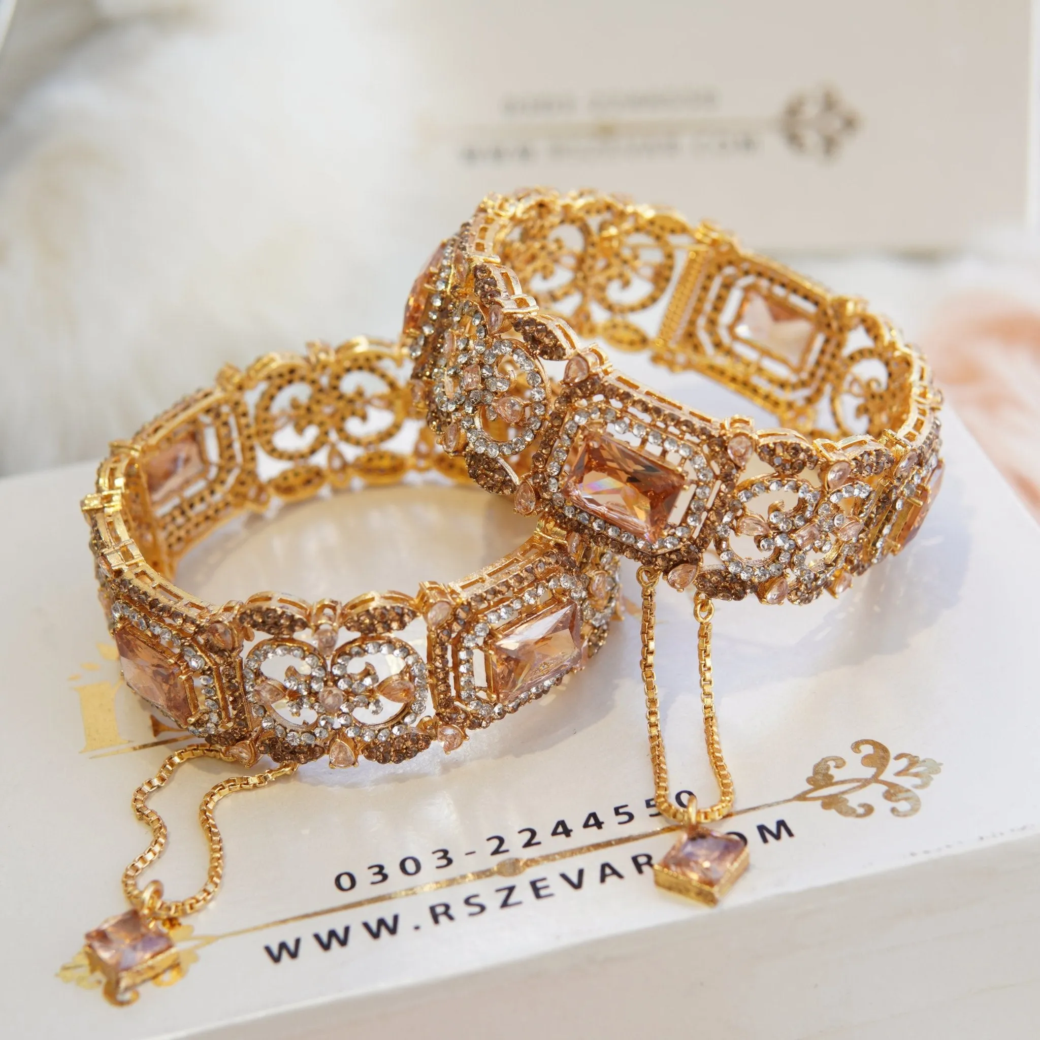 Semi-Precious Brides Bangles