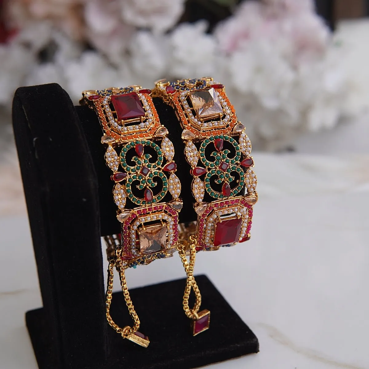 Semi-Precious Brides Bangles