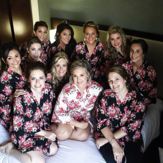 Set of 7 Bridesmaid Robes, Bridesmaids Gift, Robes for Bridesmaids, Gift for Bridesmaids, Getting Ready Robes, Bridal Party Robes