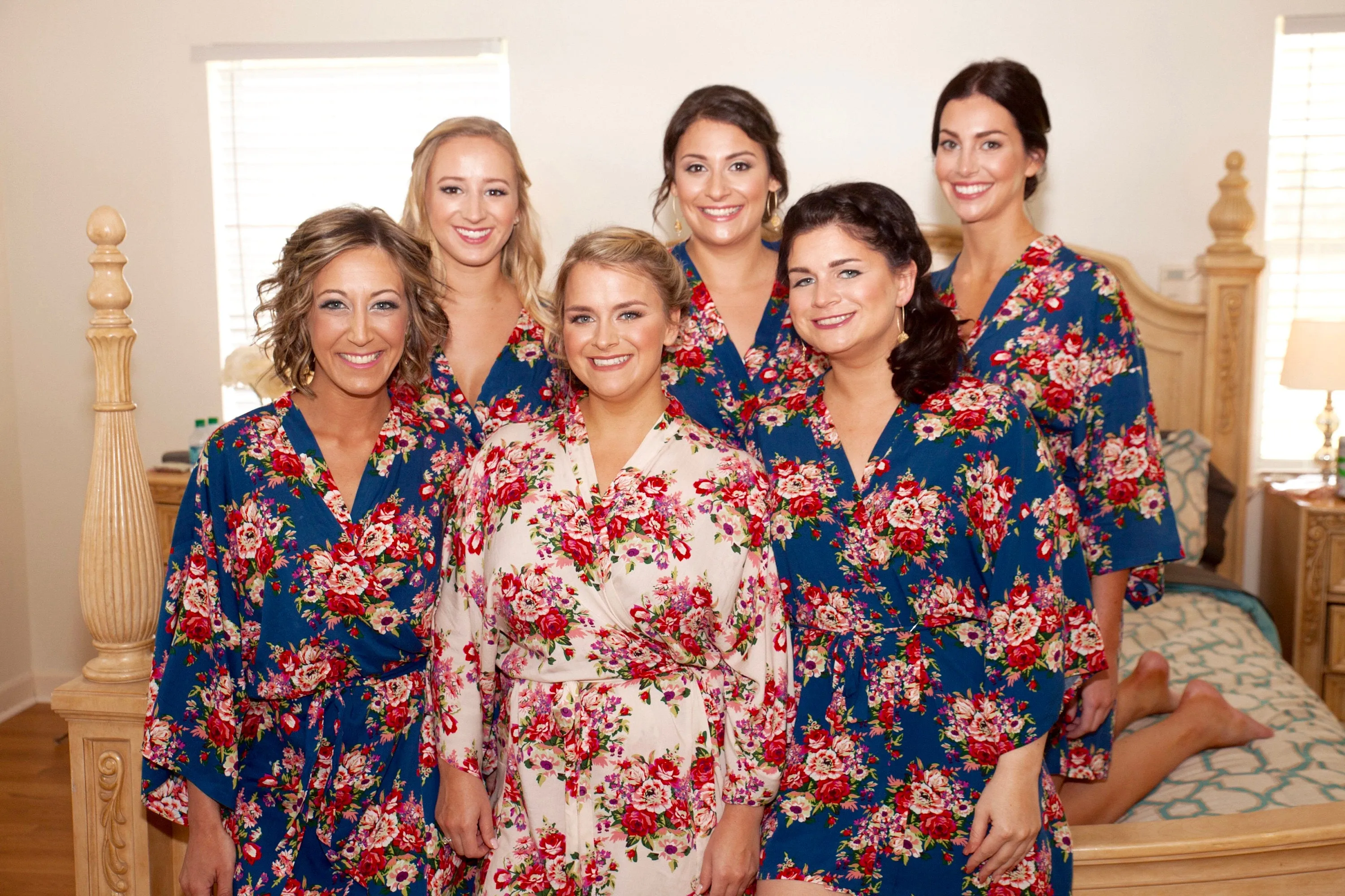 Set of 7 Bridesmaid Robes, Bridesmaids Gift, Robes for Bridesmaids, Gift for Bridesmaids, Getting Ready Robes, Bridal Party Robes