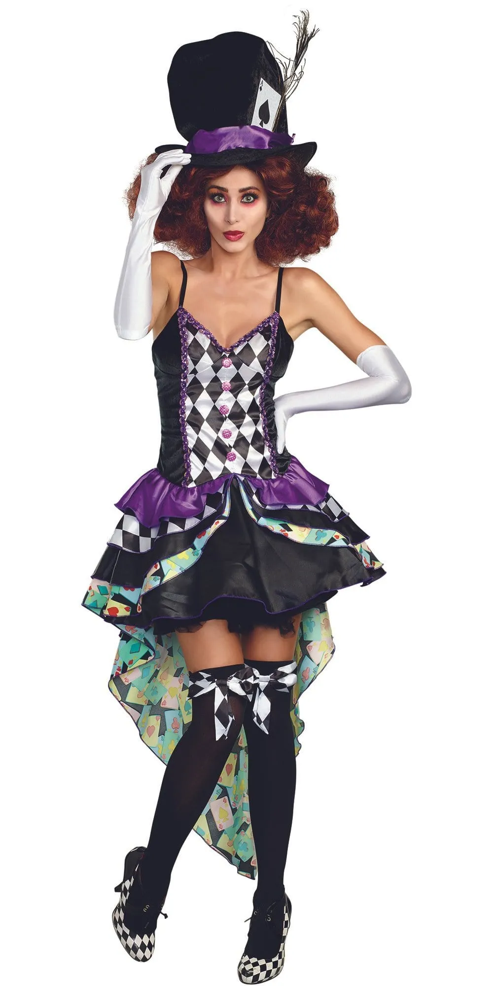 Sexy Whimsical Hatter Madness Storybook Women's Costume
