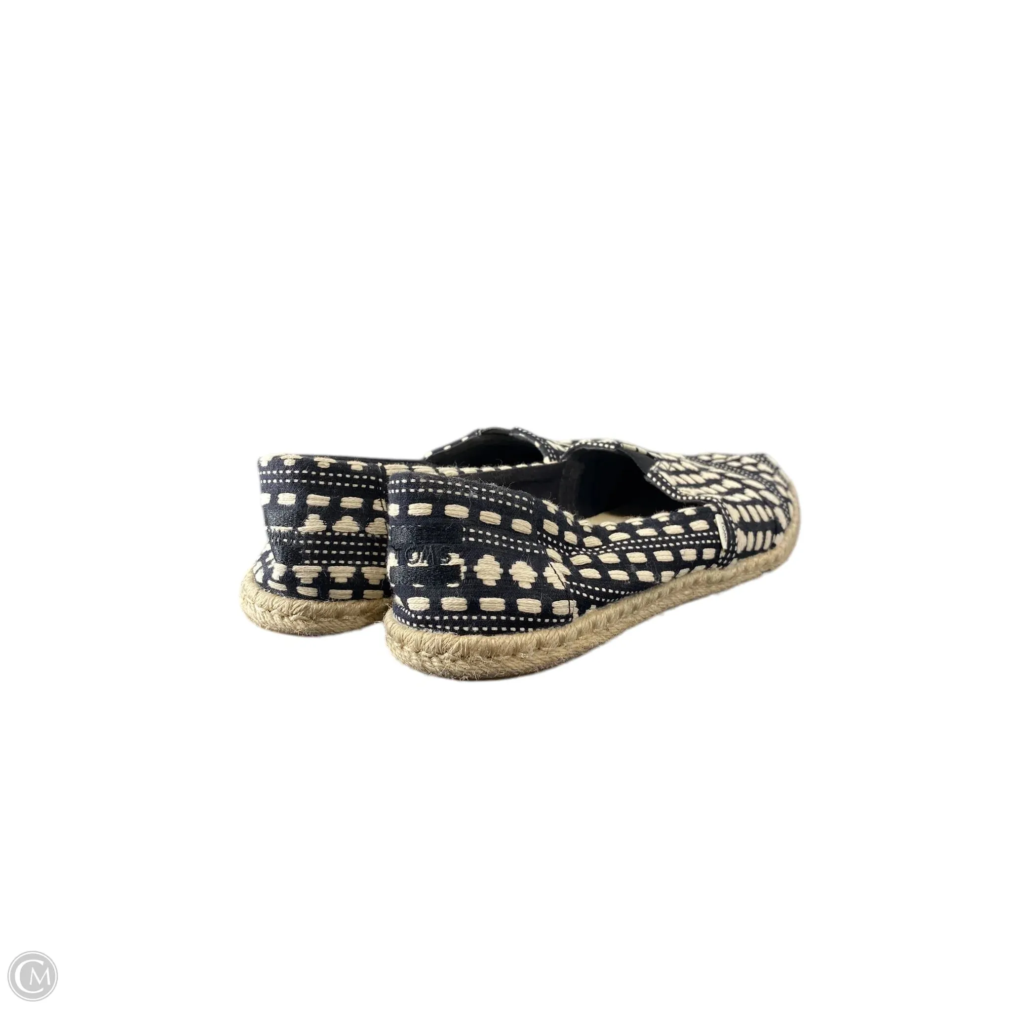 Shoes Flats By Toms In Navy, Size: 9.5