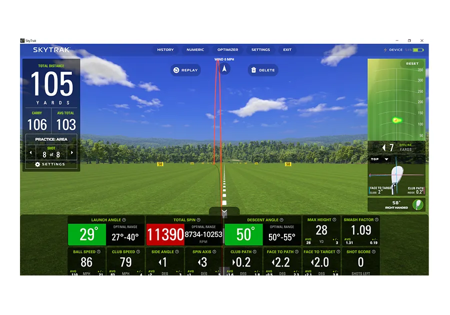 SkyTrak  Home Golf Simulator Package