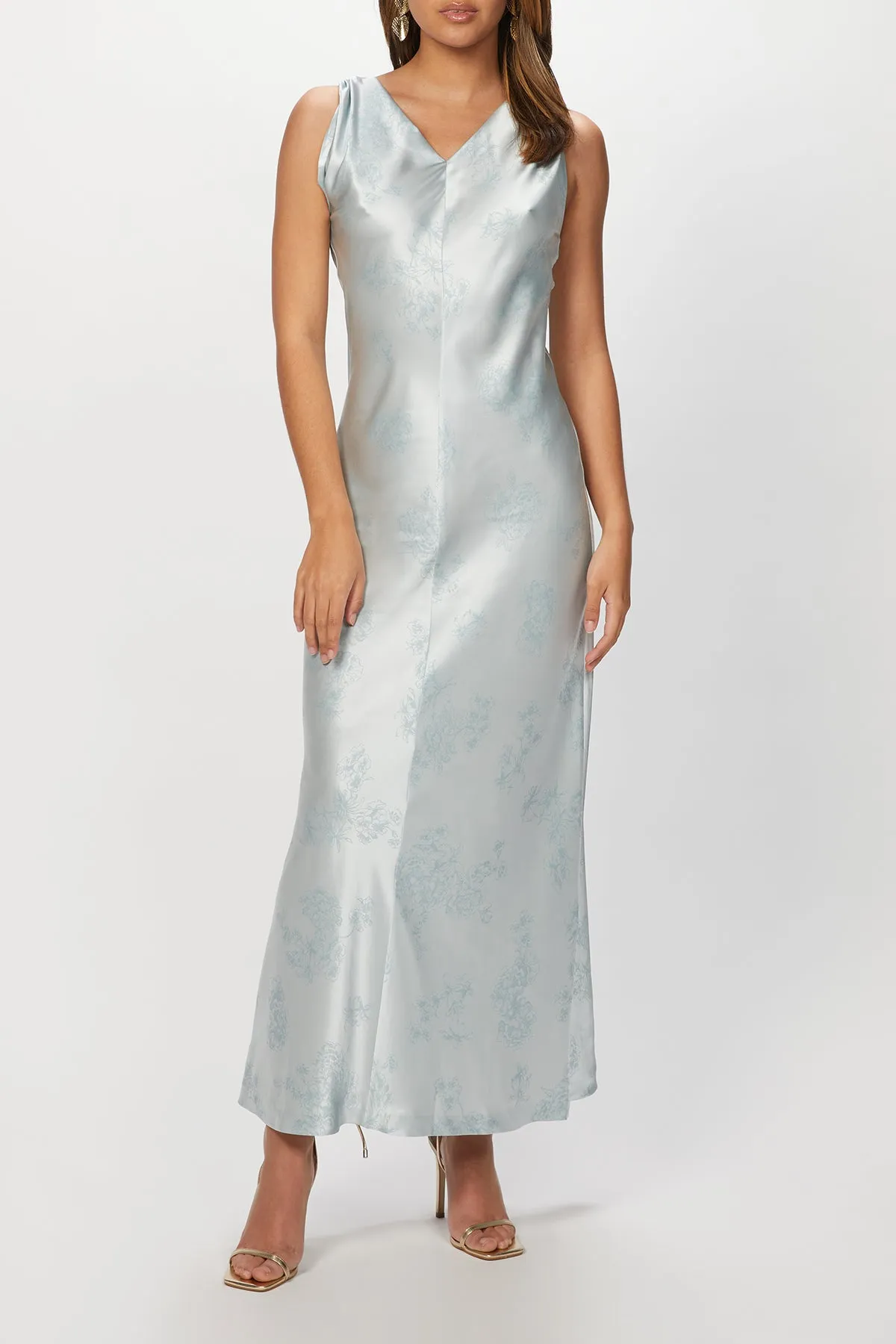 SLEEVELESS TOILE SLIP DRESS