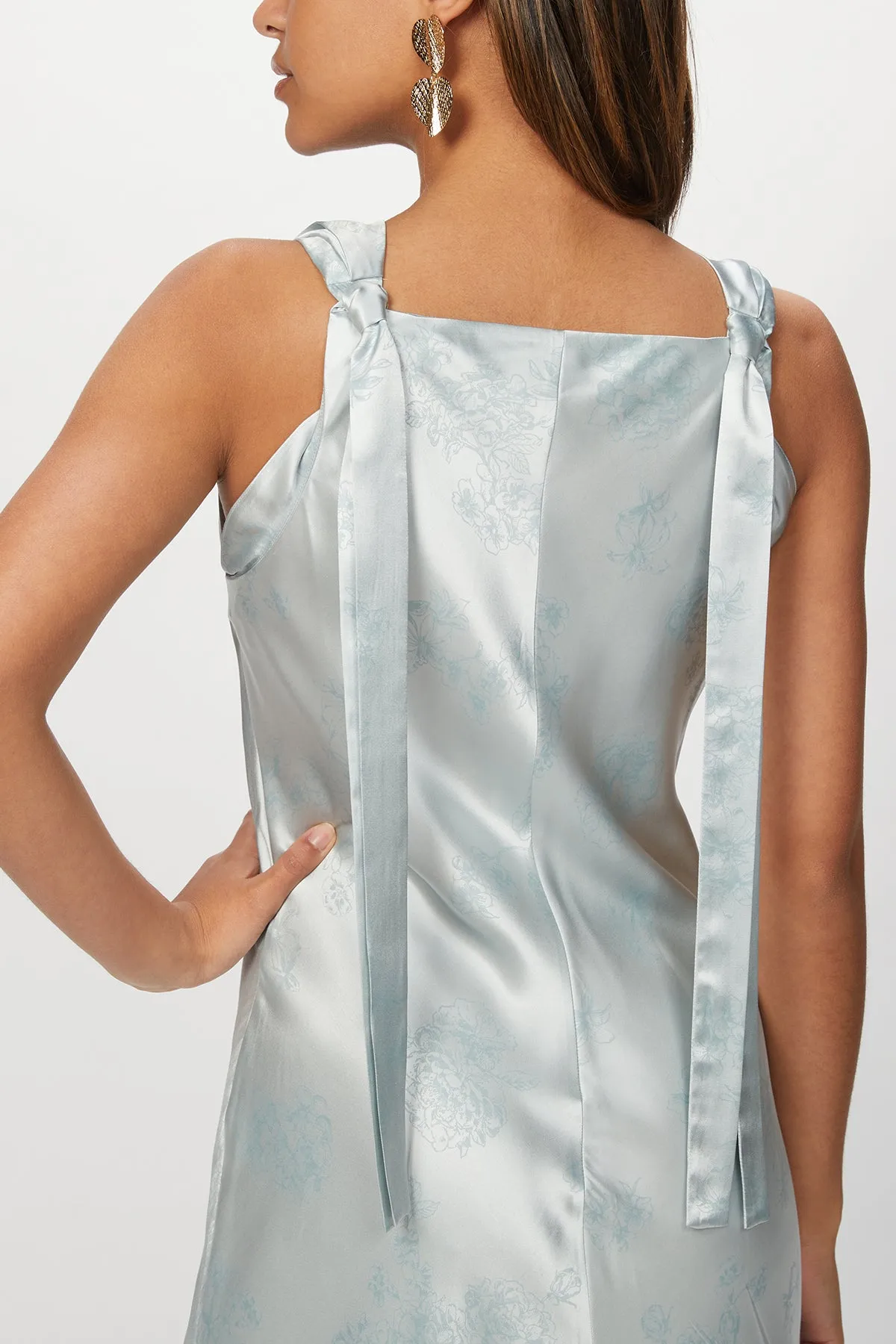 SLEEVELESS TOILE SLIP DRESS