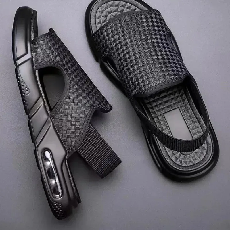 Sportivo Herren Leder Sandalen für den Sommer