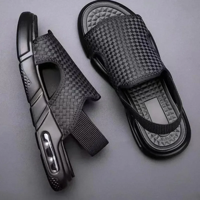 Sportivo Herren Leder Sandalen für den Sommer