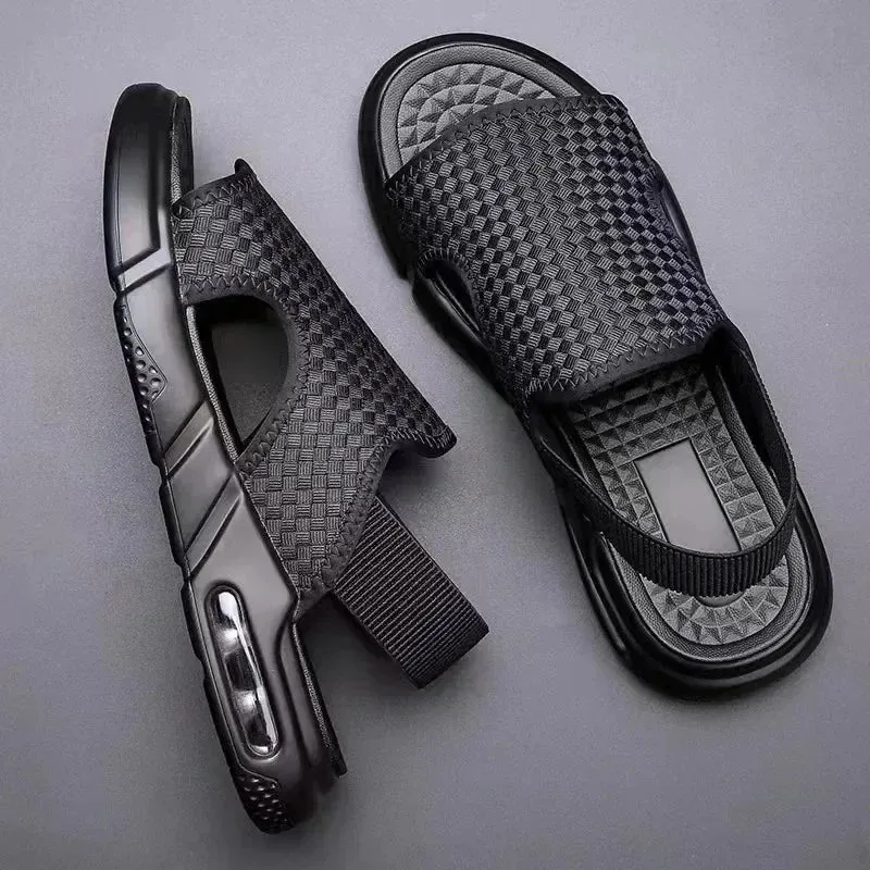 Sportivo Herren Leder Sandalen für den Sommer