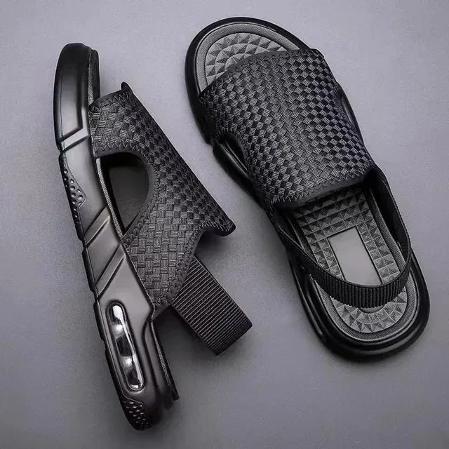 Sportivo Herren Leder Sandalen für den Sommer