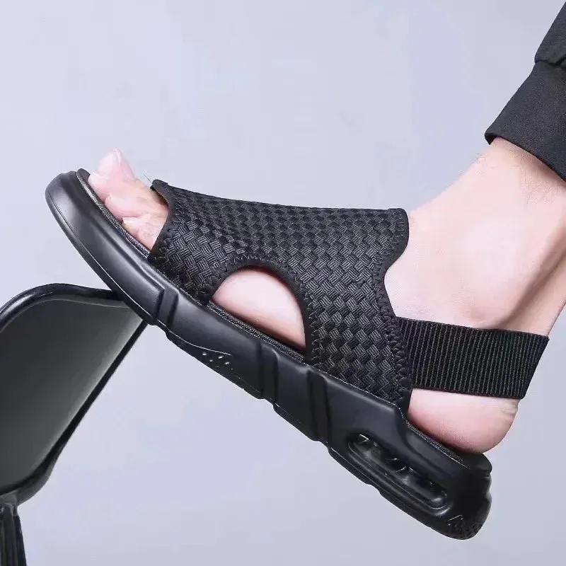 Sportivo Herren Leder Sandalen für den Sommer