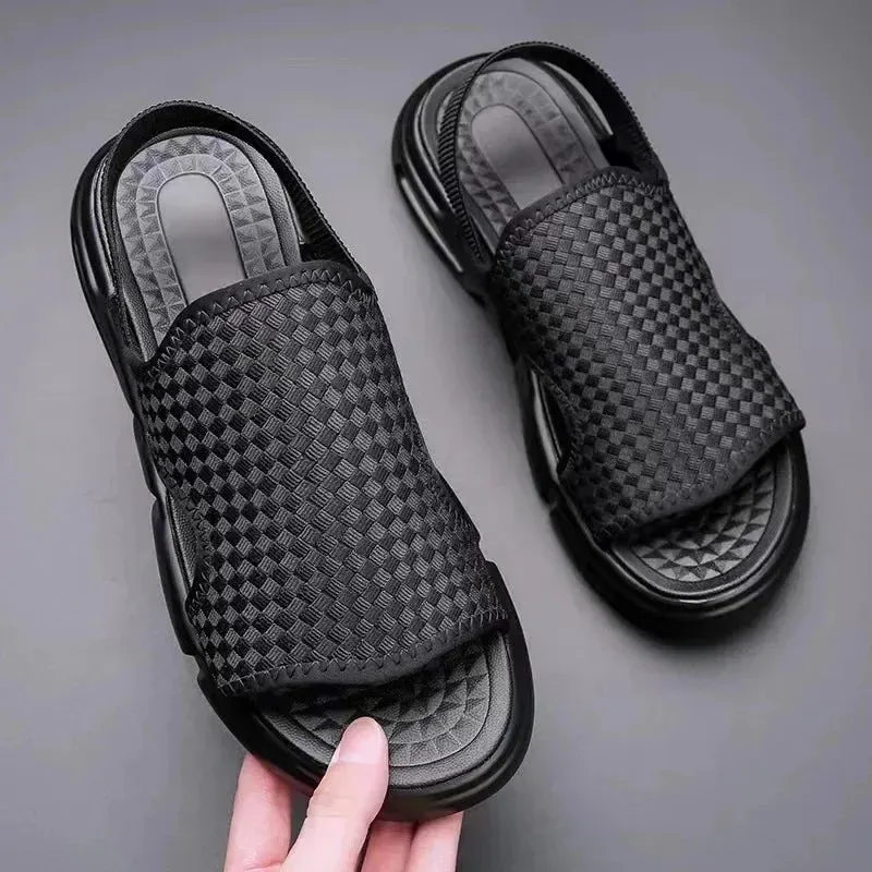 Sportivo Herren Leder Sandalen für den Sommer