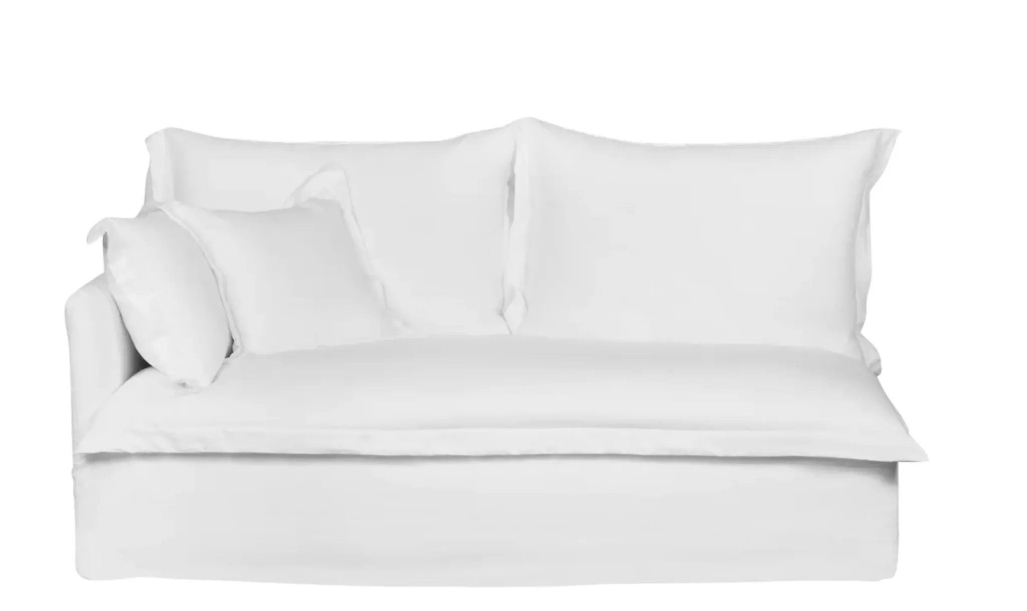 St. Lucia 3pc Slipcovered Sectional w/LAF Sofa