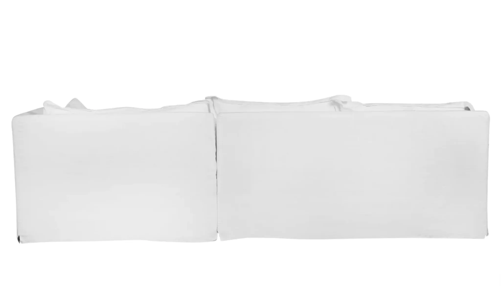 St. Lucia 3pc Slipcovered Sectional w/RAF Sofa