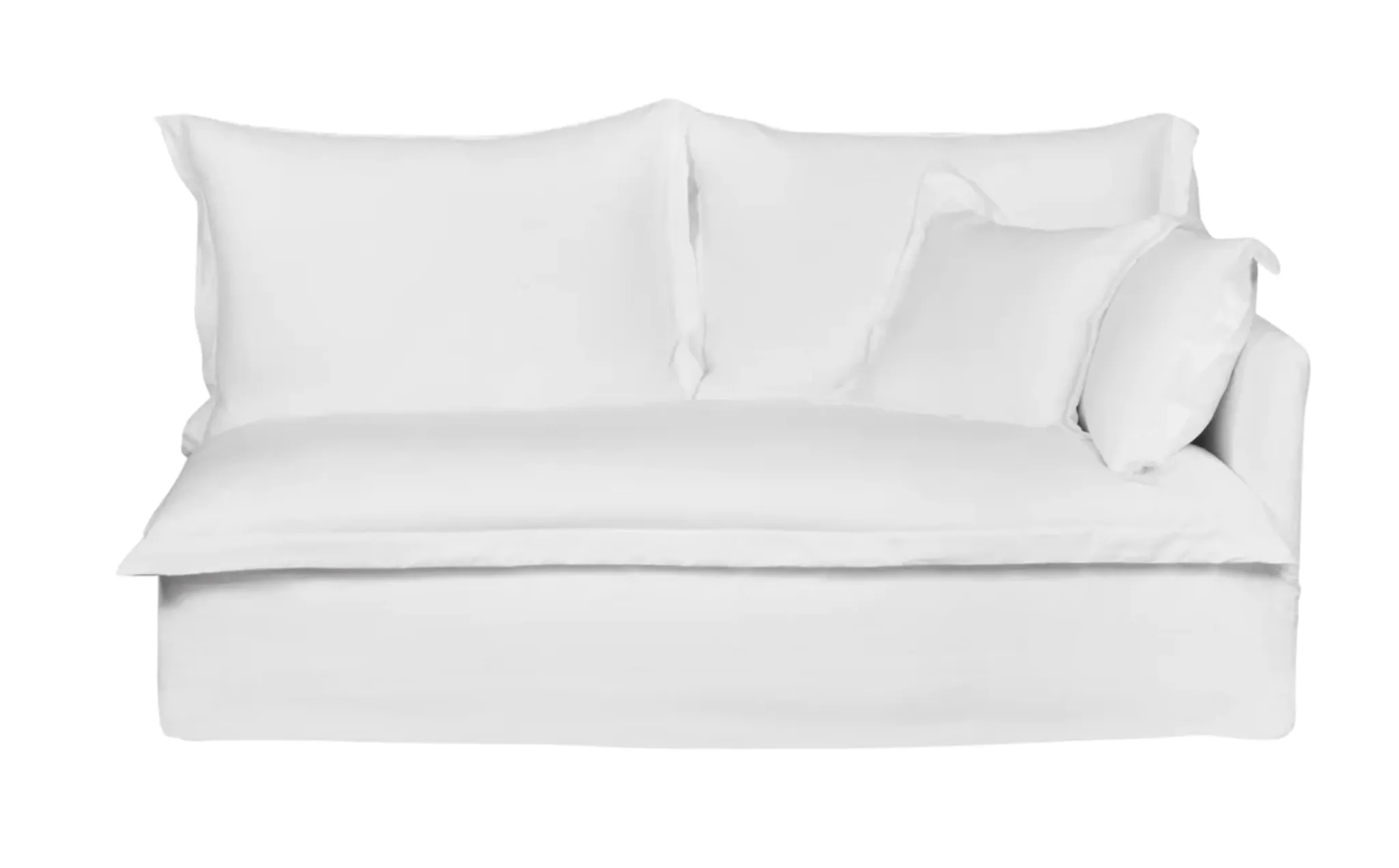 St. Lucia 3pc Slipcovered Sectional w/RAF Sofa