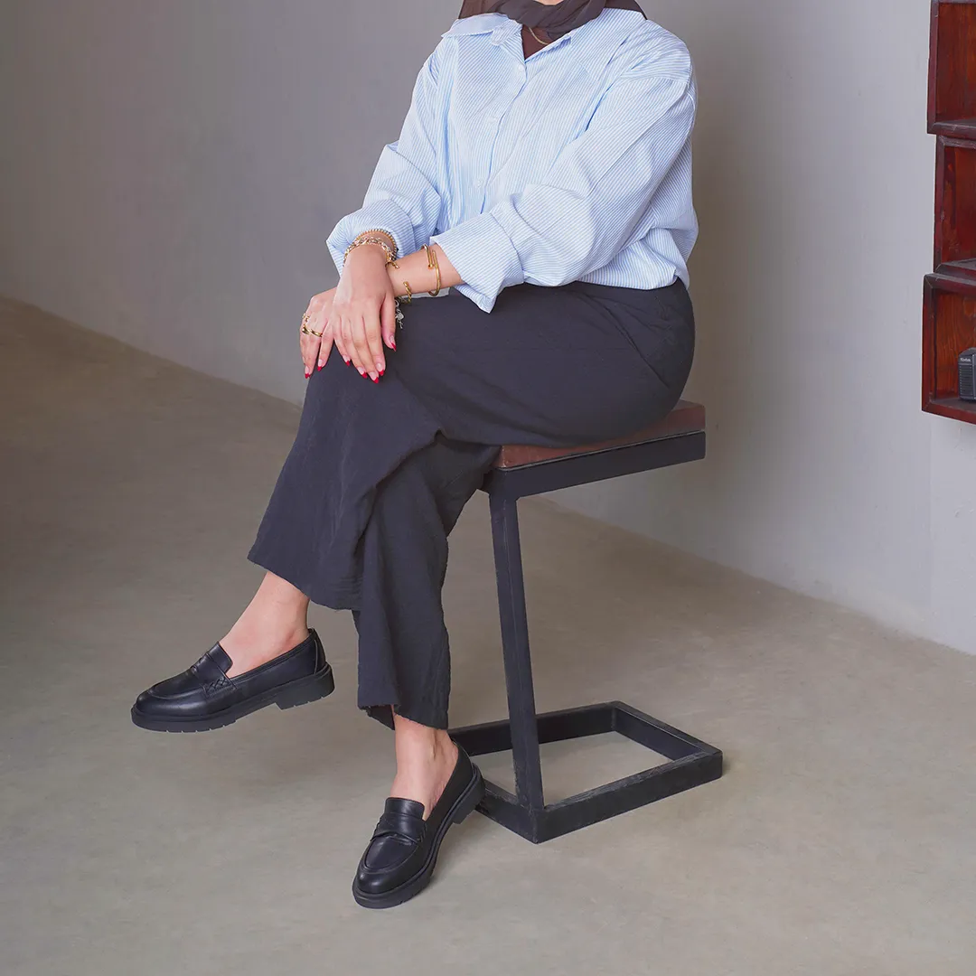 Sunshine Stroll Loafers -black