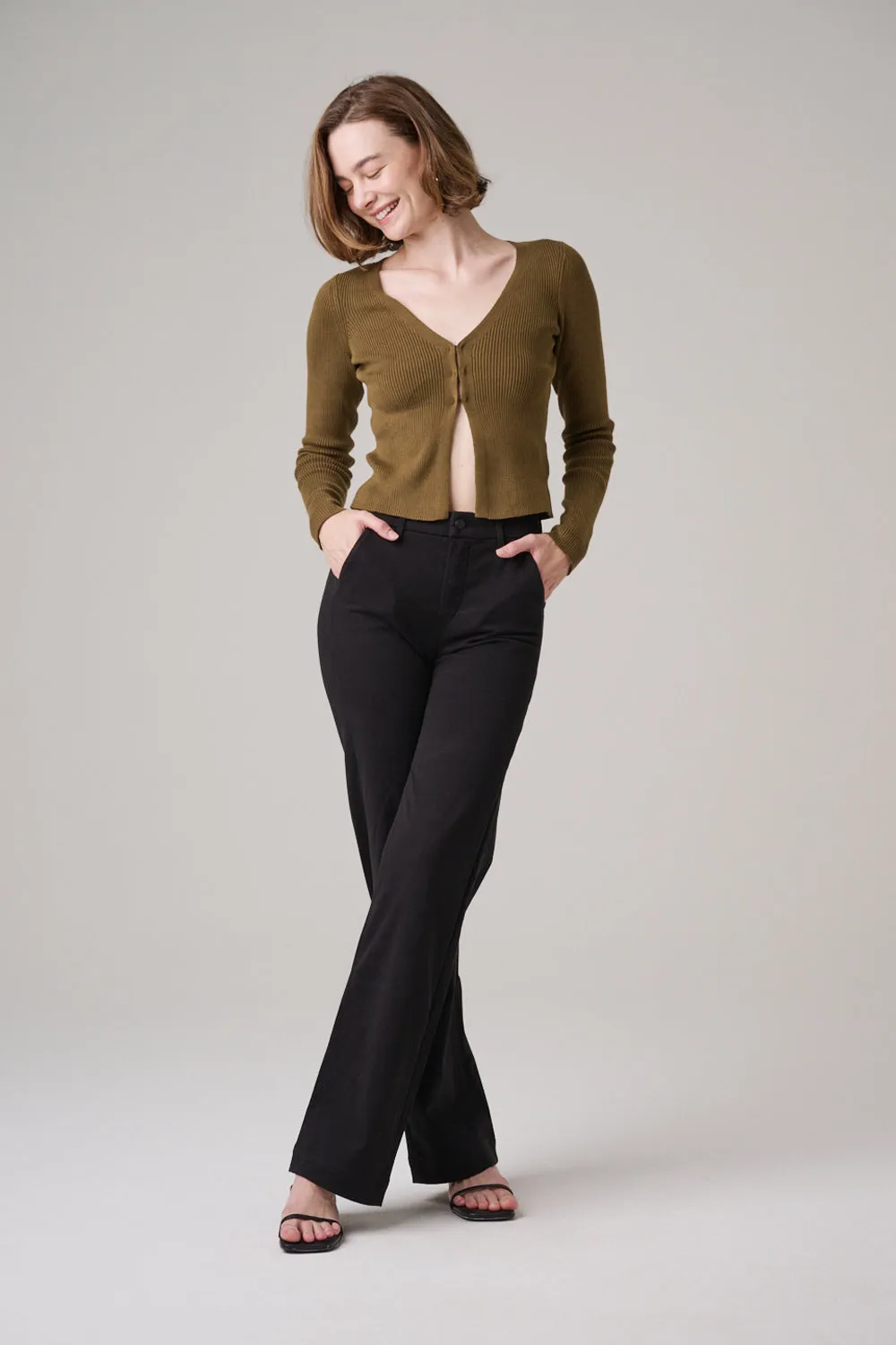 The Malibu Wide Chino  |  Jet Black