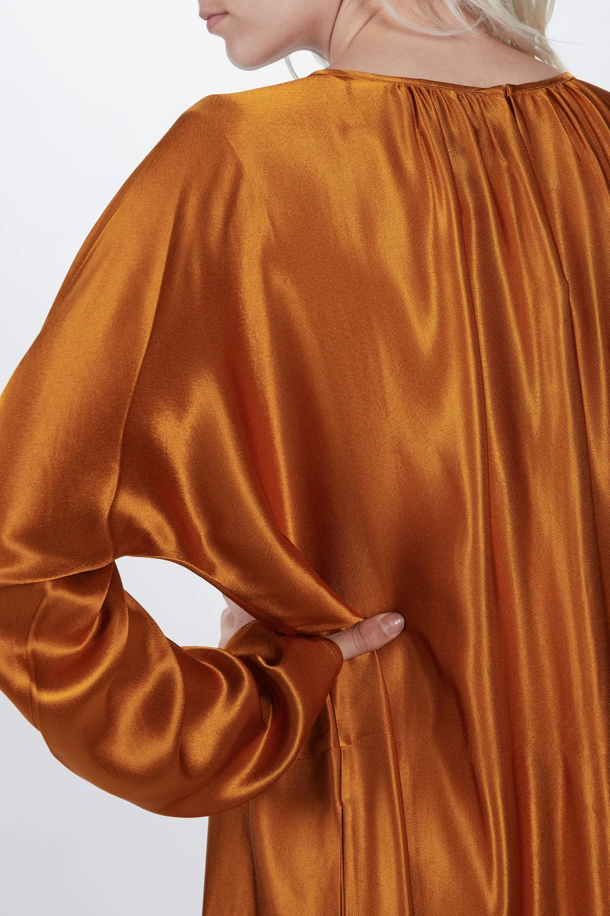 THE RHODES SATIN MAXI DRESS