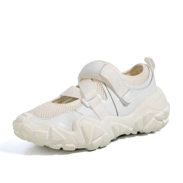 Thick Bottom White Beach Sandal Woman