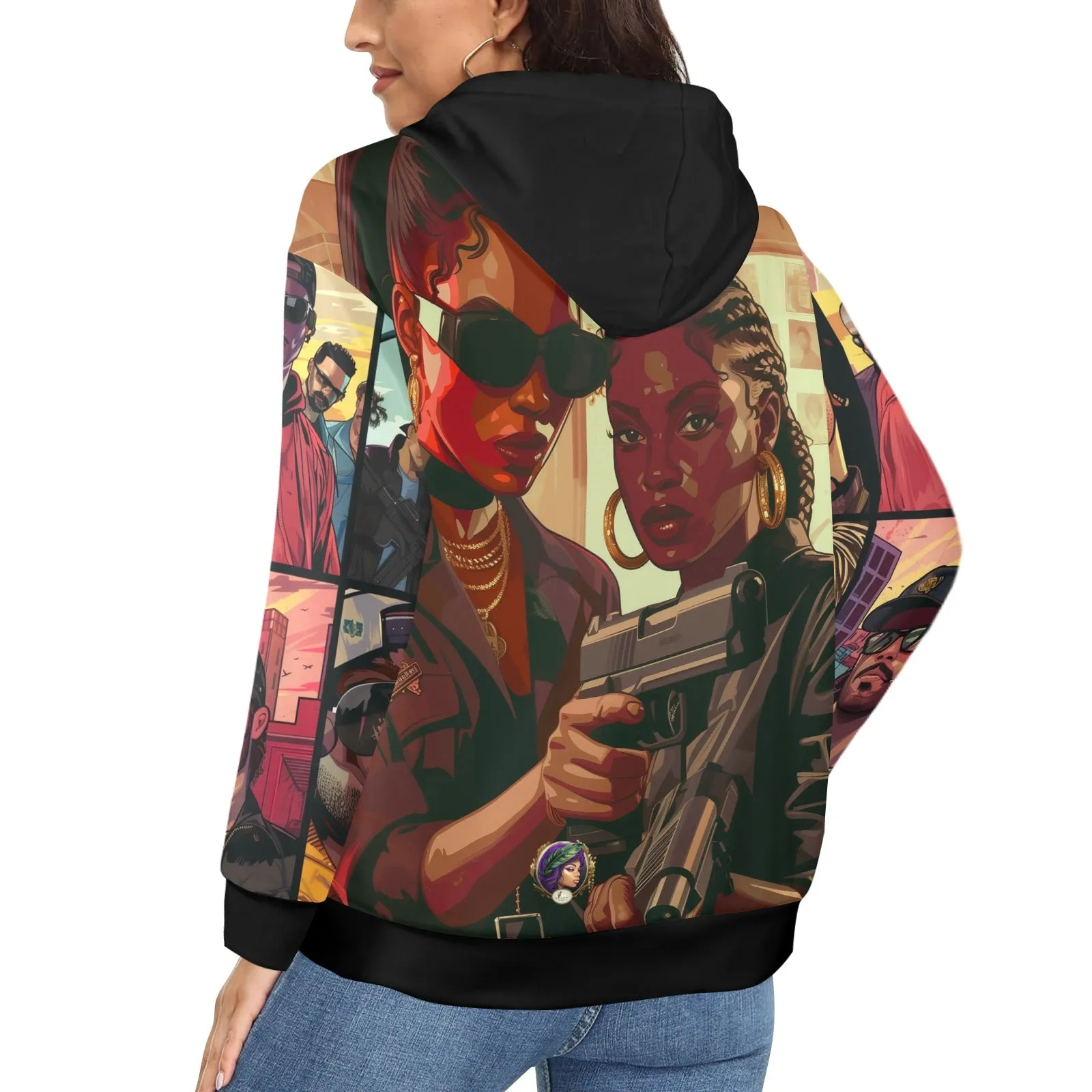 Ultimate Grand Gamer Women's Fleece Full-Zip Hoodie