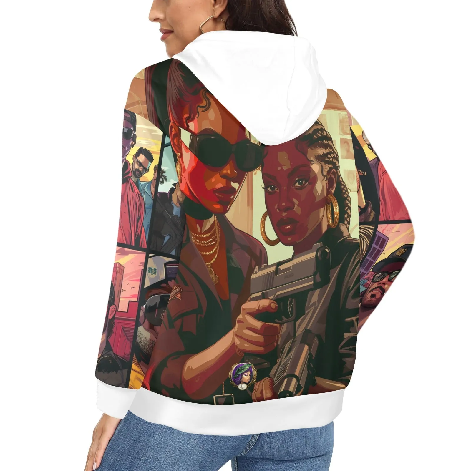 Ultimate Grand Gamer Women's Fleece Full-Zip Hoodie