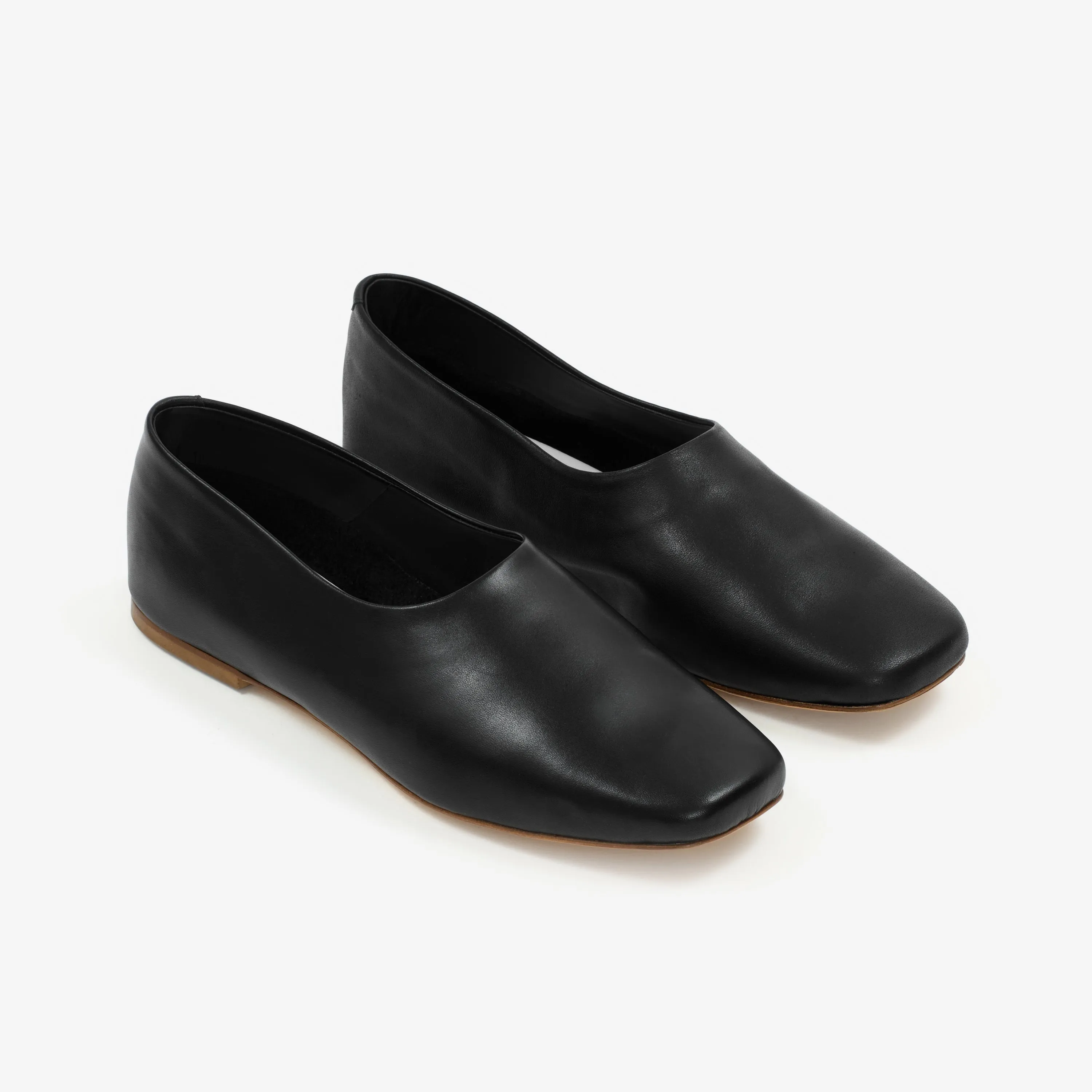Ursula Ballerina Flats Black