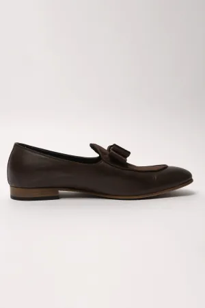 Velvet Belgian Suede Loafers Cocoa Brown