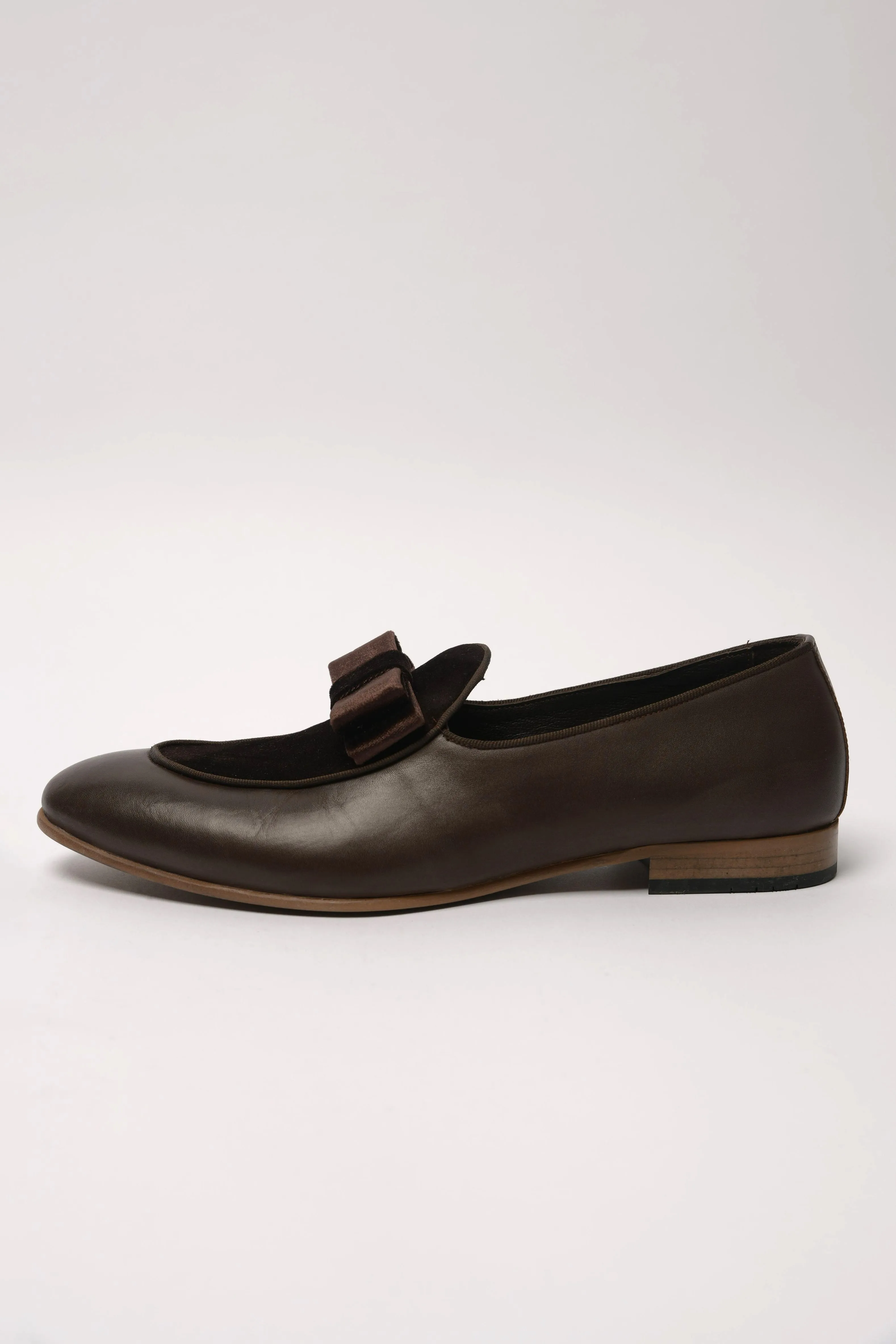 Velvet Belgian Suede Loafers Cocoa Brown