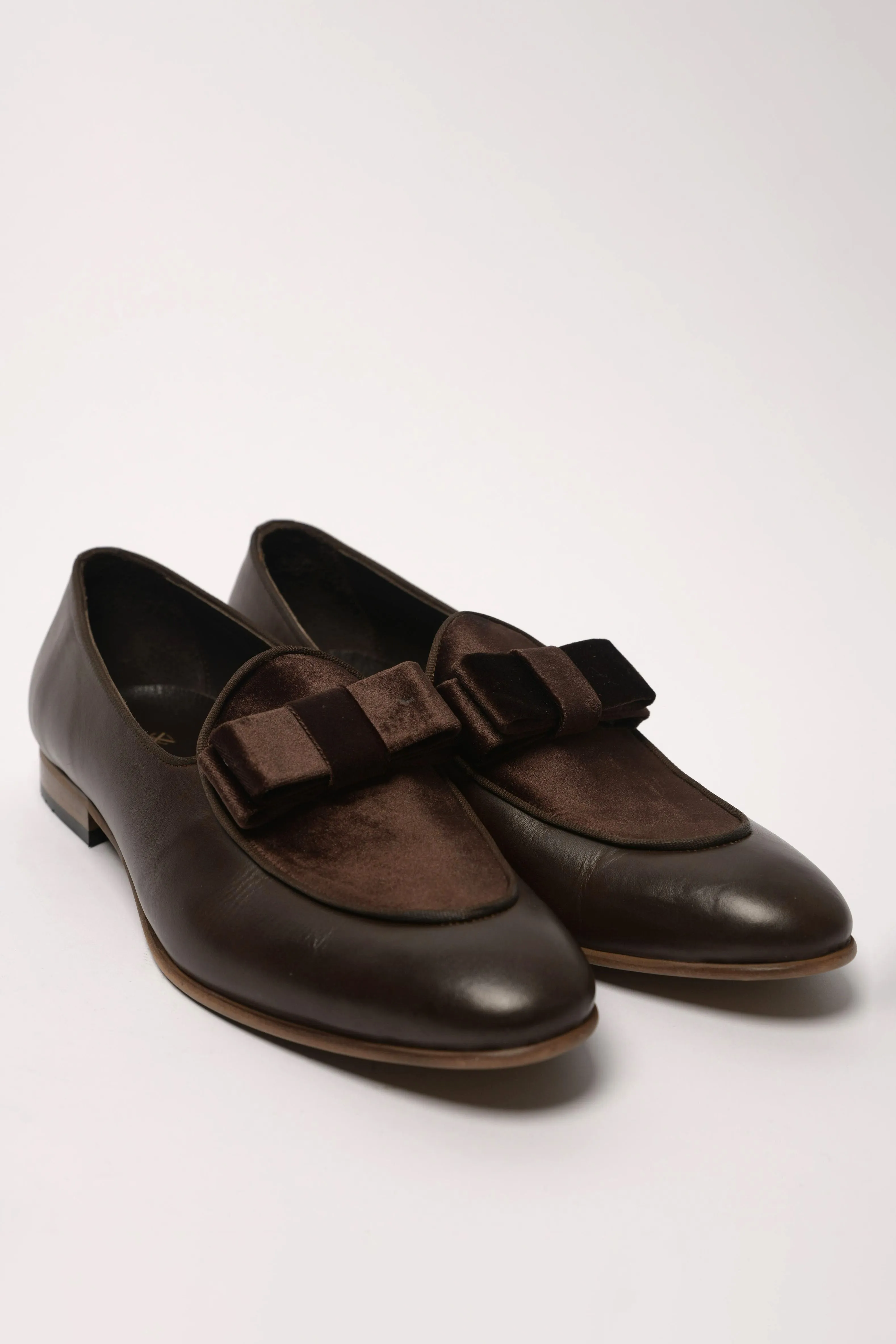 Velvet Belgian Suede Loafers Cocoa Brown