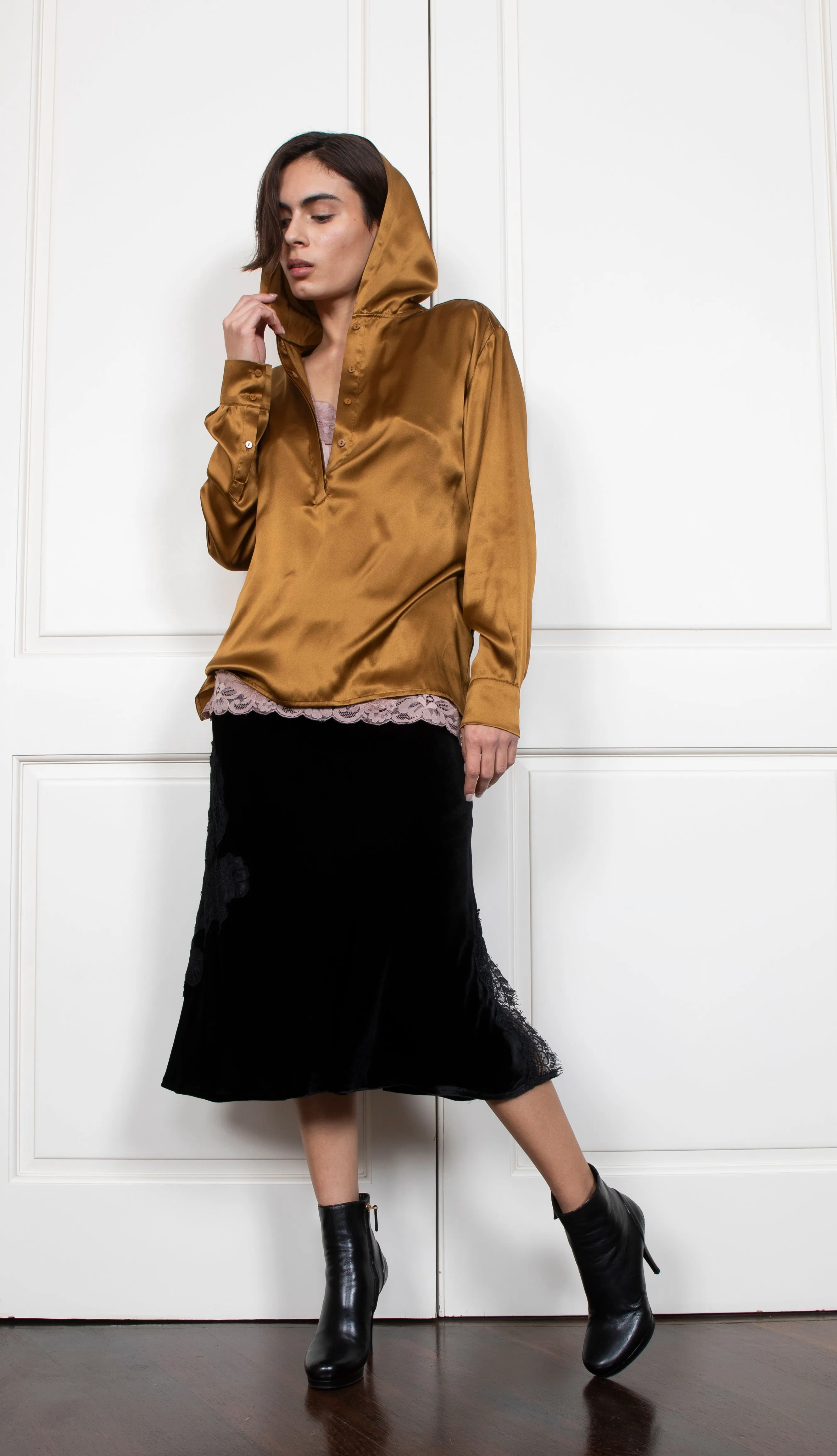 Velvet Brigitte Bias Skirt