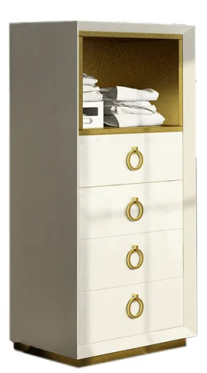 Velvet Chest/Dresser/Mirror SET