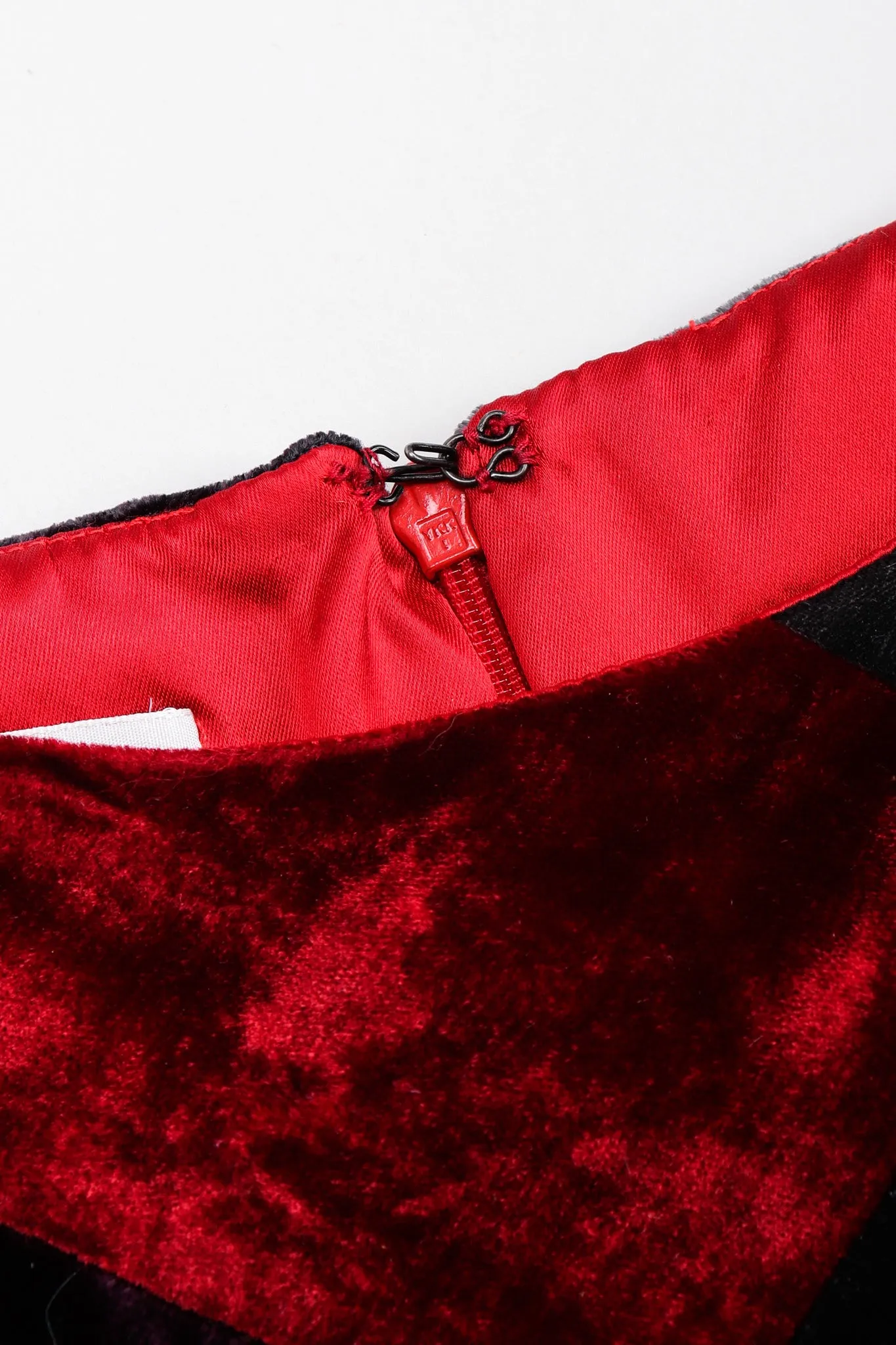 Velvet Harlequin Patchwork Dress