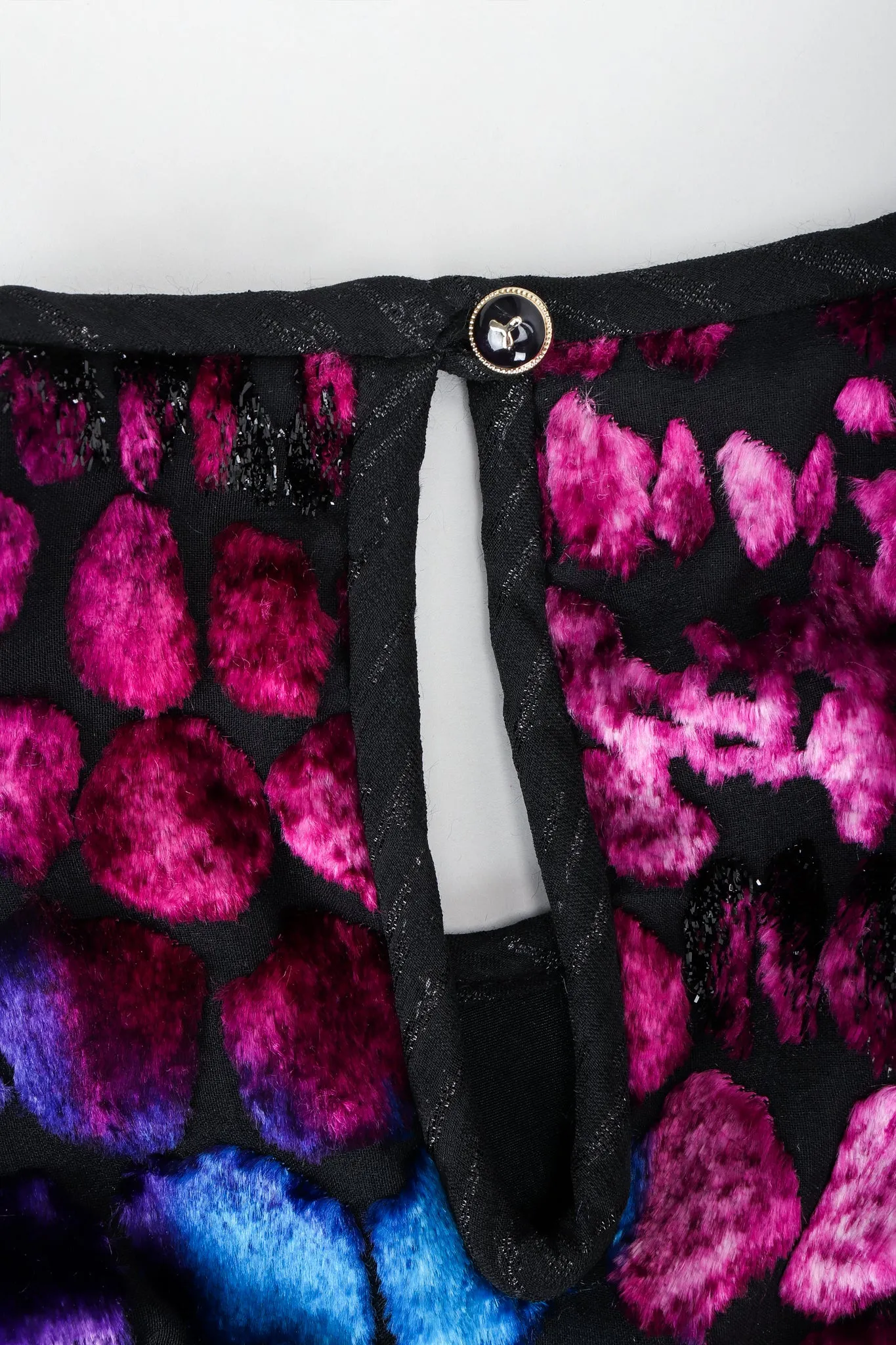 Velvet Lamé Handkerchief Dress