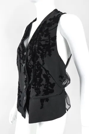 Velvet Mesh Vest