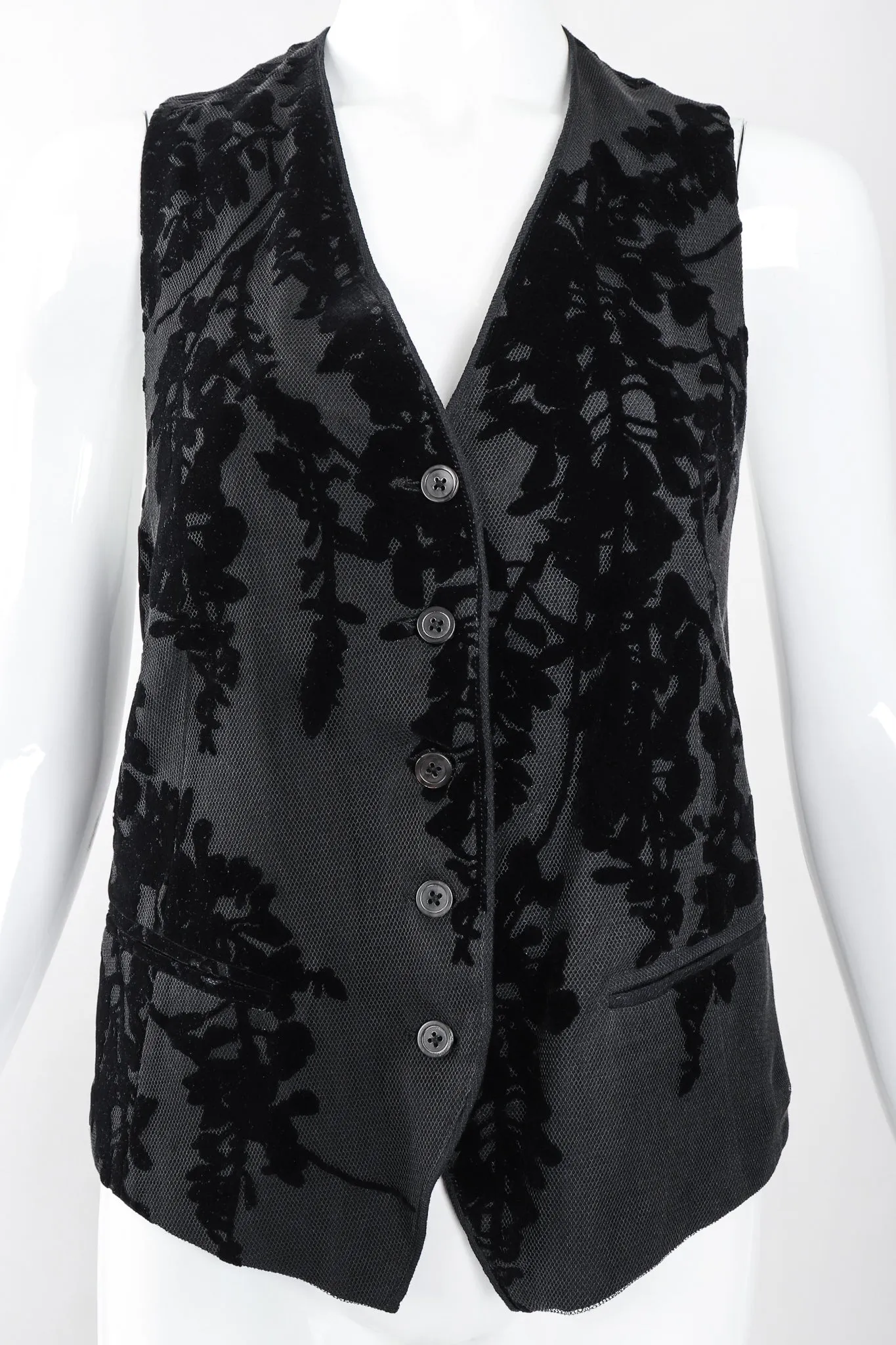 Velvet Mesh Vest